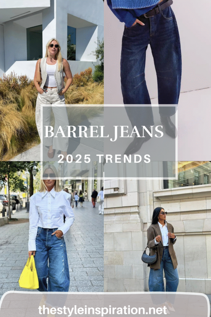 fall fashion trends barrel jean 2025