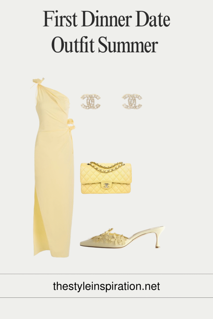 İlk Akşam Yemeği Randevusu Yaz Kıyafeti