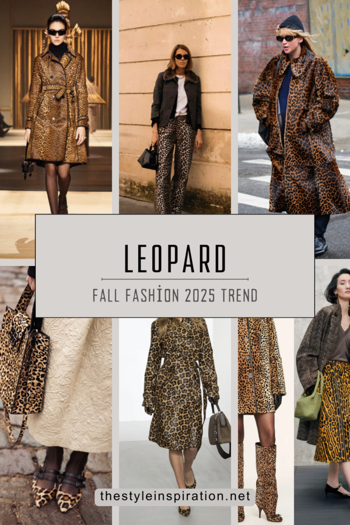 2025 fall fashion trend leopard print