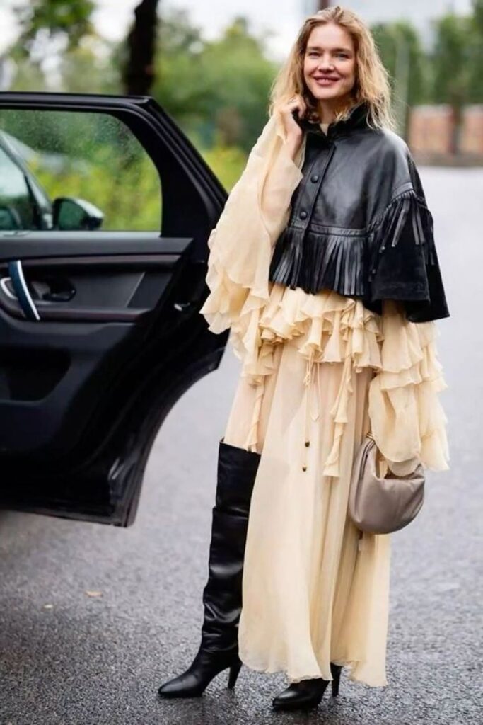 leather jacket outfit 