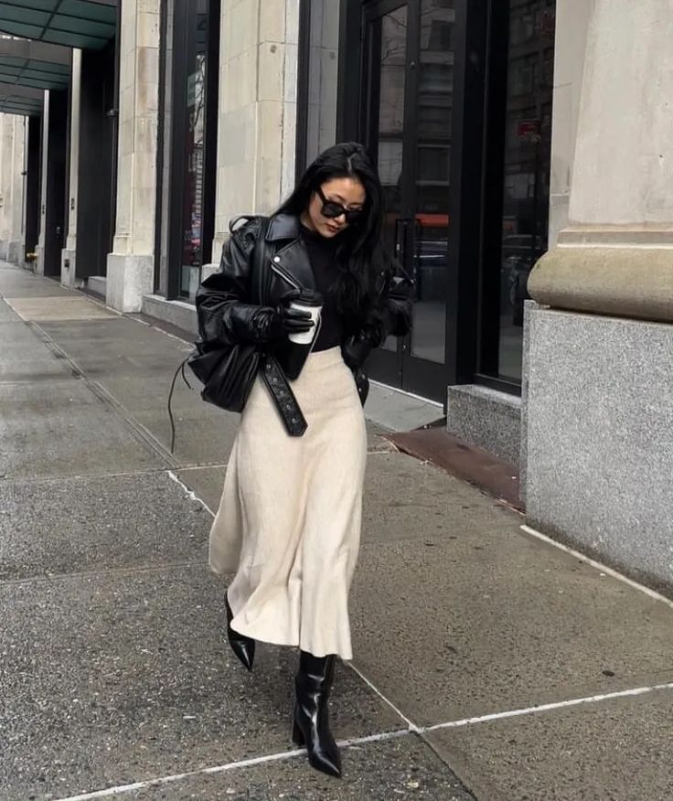 leather outfit women